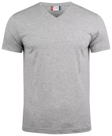 T-shirt Basic-T col V personnalisable avec logo